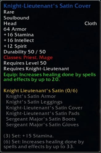 wow sod phase 3 knight-lieutenant's satin cover